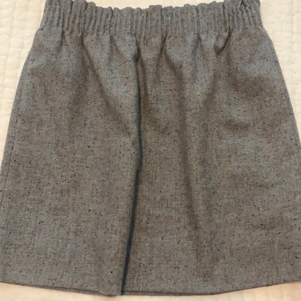 J. Crew pull on wool skirt